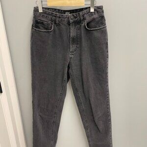 BDG black straight-leg jeans